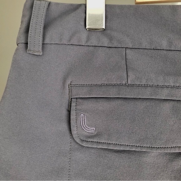 Lole Activewear Straight Legs Gray Casual Medium Rise Capri Trousers Pants. XL - Picture 4 of 12